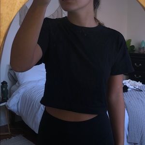 Urban outfitters black, short sleeve shirt